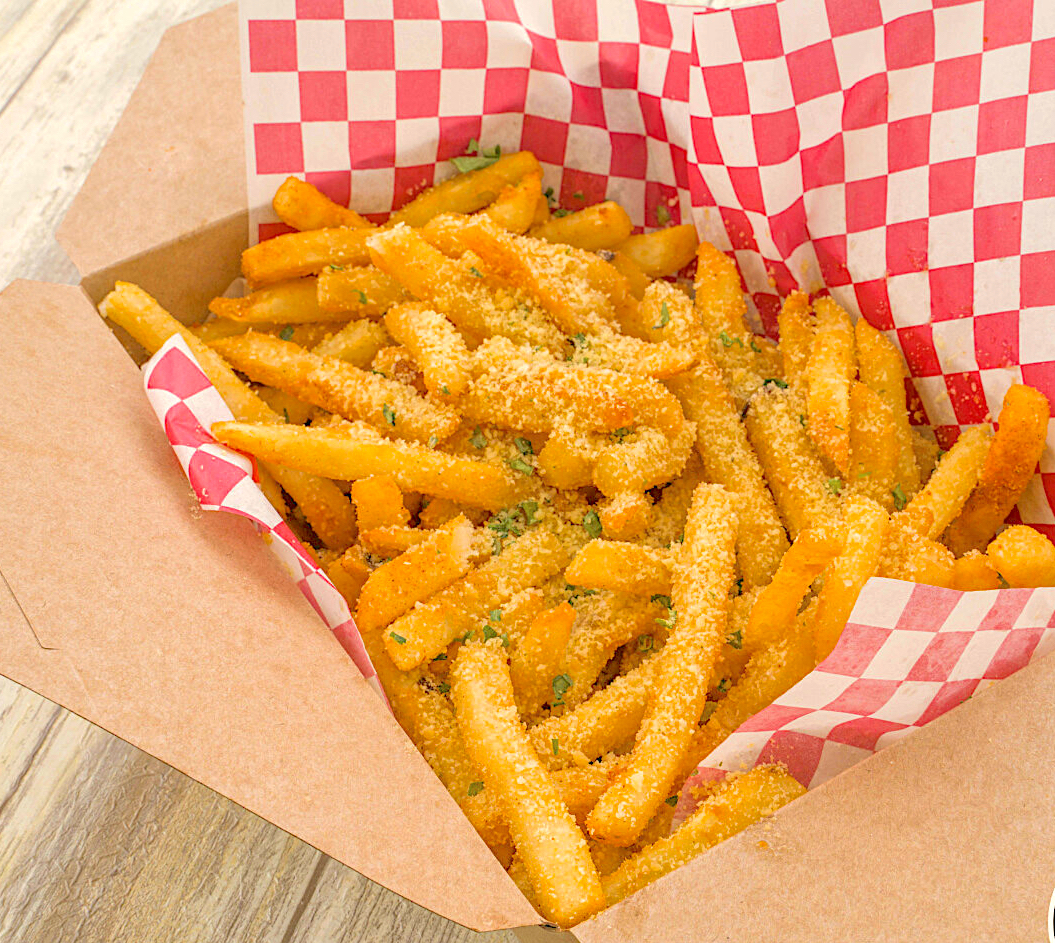 Garlic Parmesan Fries at Birdside HTX, Katy